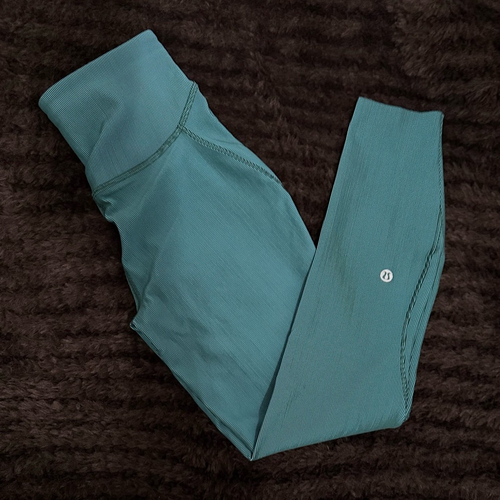 Lululemon Ribbed Running Leggings